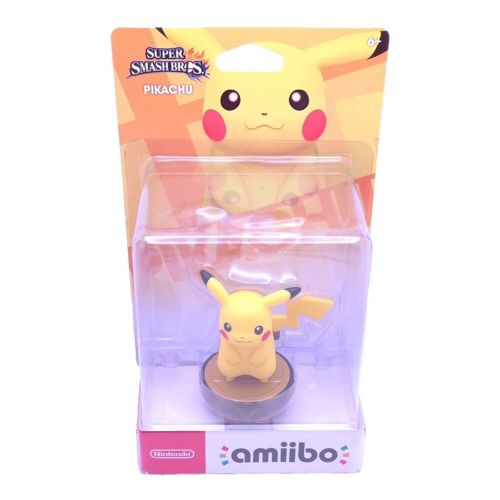 Nintendo Pikachu Amiibo Super Smash Bros. Series Game & Collectible New Sealed